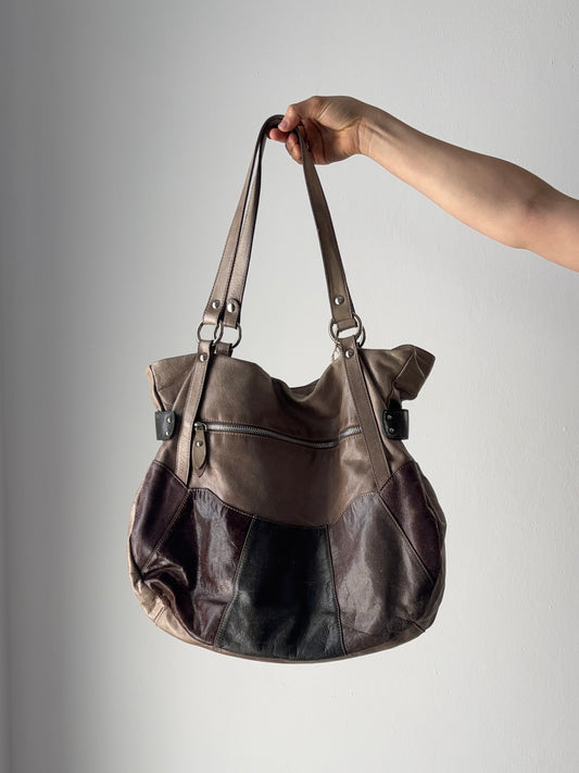 Italian leather shoulder bag