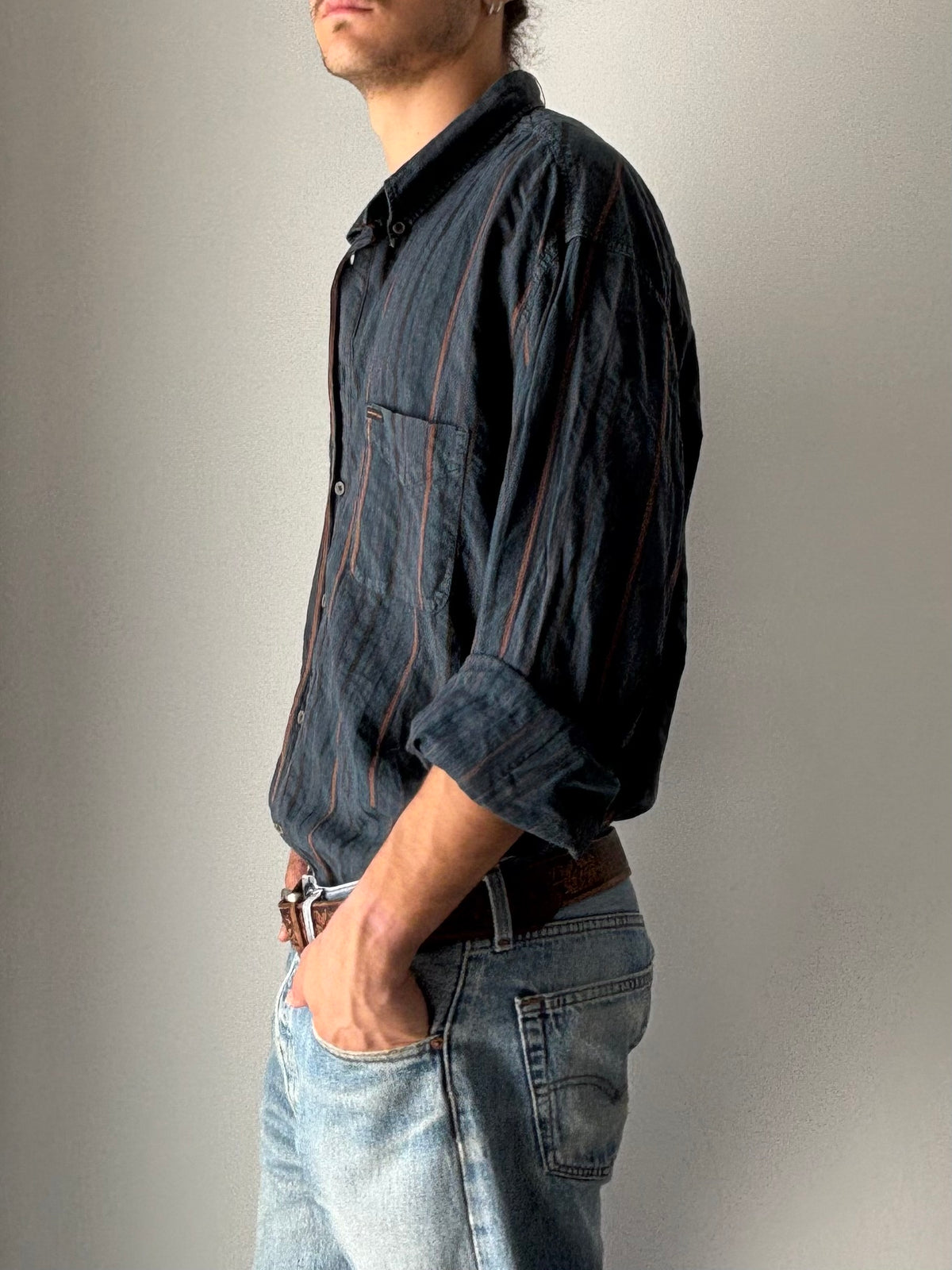 Marlboro Classics stripped shirt