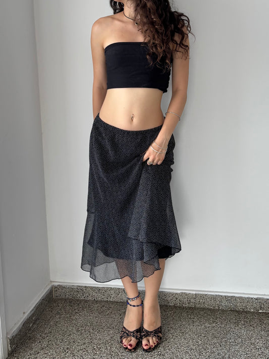 Vintage polka dot skirt