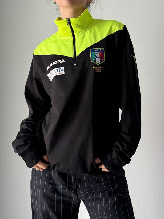 2006/2007 Diadora Italia half zip jumper