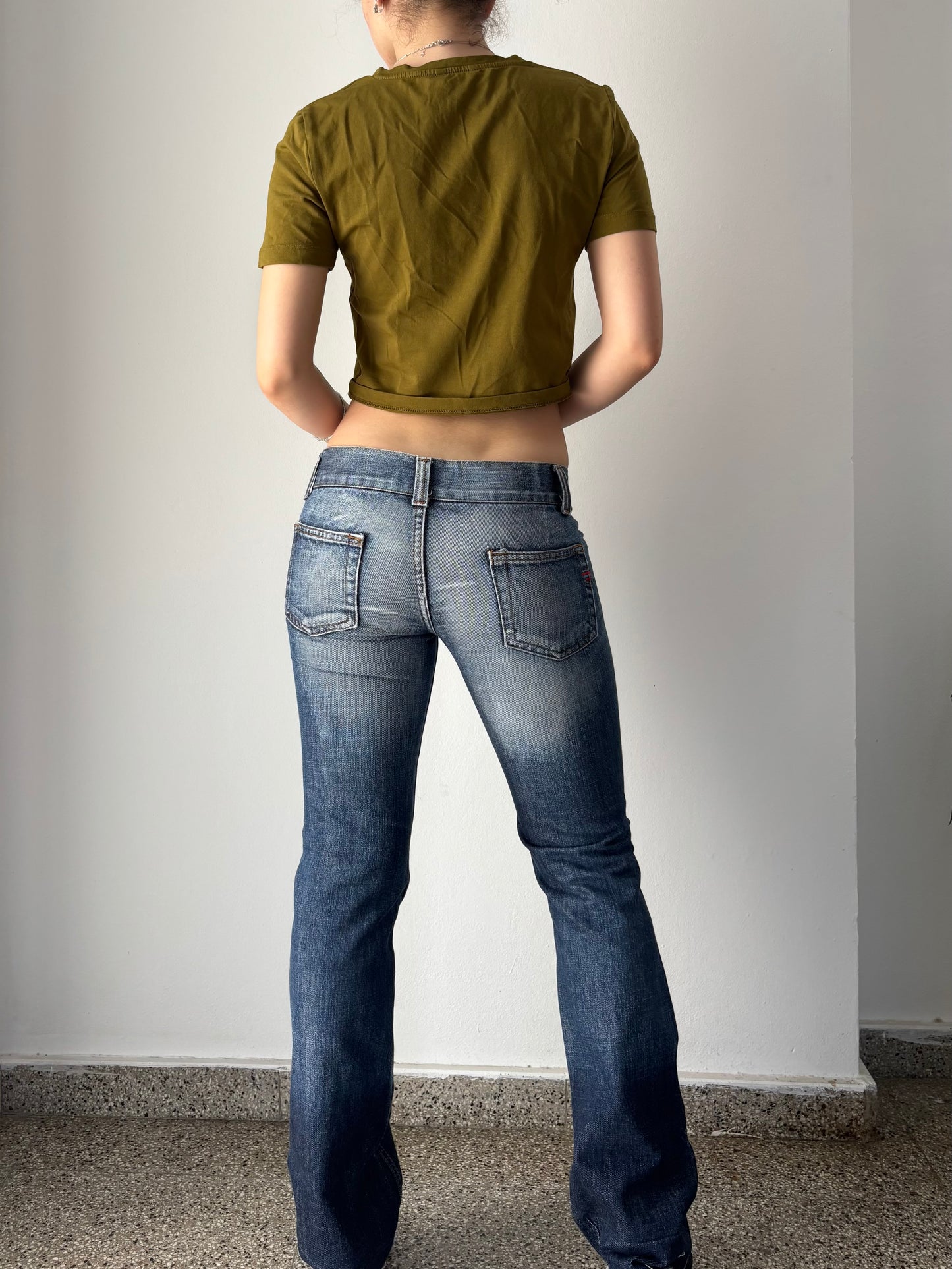 Diesel super low waist jeans