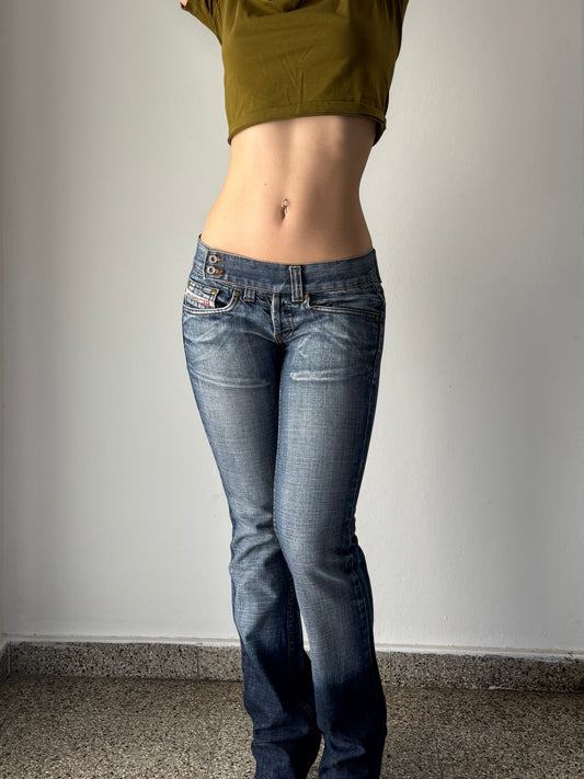 Diesel super low waist jeans