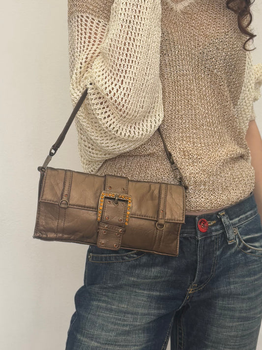 Bronze Reverie Vintage Shoulder Bag