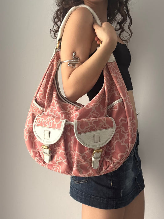 Tous pink tote bag